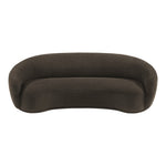Hyde 89.5" Boucle Fabric Upholstered Sofa in Brown