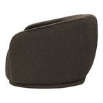 Hyde 89.5" Boucle Fabric Upholstered Sofa in Brown