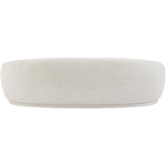 Hyde 89.5" Boucle Fabric Upholstered Sofa in Cream
