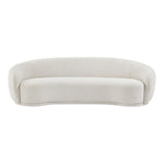 Hyde 89.5" Boucle Fabric Upholstered Sofa in Cream