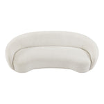 Hyde 89.5" Boucle Fabric Upholstered Sofa in Cream