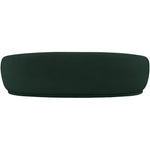 Hyde 89.5" Boucle Fabric Upholstered Sofa in Green