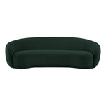 Hyde 89.5" Boucle Fabric Upholstered Sofa in Green