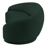 Hyde 89.5" Boucle Fabric Upholstered Sofa in Green