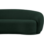 Hyde 89.5" Boucle Fabric Upholstered Sofa in Green