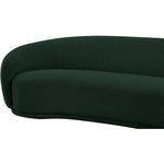 Hyde 89.5" Boucle Fabric Upholstered Sofa in Green