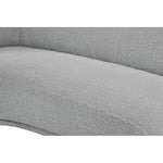Hyde 89.5" Boucle Fabric Upholstered Sofa in Grey