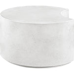 Imperia Concrete Indoor/Outdoor Coffee Table in White