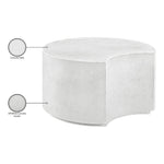 Imperia Concrete Indoor/Outdoor Coffee Table in White