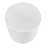Imperia Concrete Indoor/Outdoor End Table in White