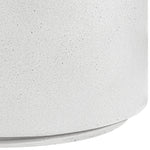 Imperia Concrete Indoor/Outdoor End Table in White