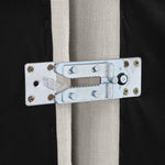 Indulge 140" Linen Textured Fabric Upholstered 6pc. Modular Sectional in Cream