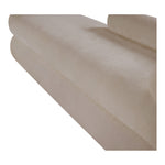 Kennedy Chenille Fabric Upholstered Bench in Beige