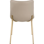 Isla Vegan Leather Upholstered Dining Chair in Taupe