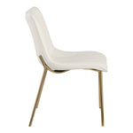 Isla Vegan Leather Upholstered Dining Chair in Off-White