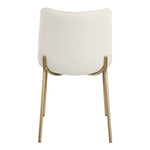 Isla Vegan Leather Upholstered Dining Chair in Off-White