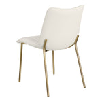 Isla Vegan Leather Upholstered Dining Chair in Off-White
