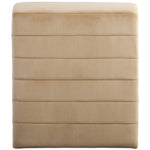 Ivy Velvet Upholstered Accent Chair in Camel