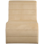 Ivy Velvet Upholstered Accent Chair in Camel