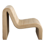 Ivy Velvet Upholstered Accent Chair in Camel