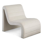Ivy Velvet Upholstered Accent Chair in Cream