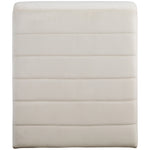 Ivy Velvet Upholstered Accent Chair in Cream