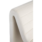 Ivy Velvet Upholstered Accent Chair in Cream