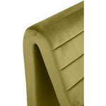 Ivy Velvet Upholstered Accent Chair in Olive