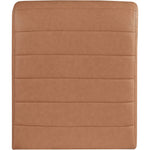 Ivy Vegan Leather Upholstered Accent Chair in Cognac