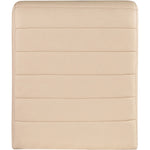 Ivy Vegan Leather Upholstered Accent Chair in Tan