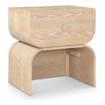 Jace Oak Veneer Nightstand in Natural