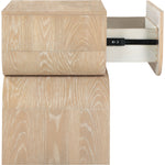 Jace Oak Veneer Nightstand in Natural