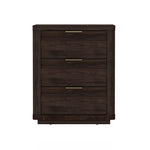 Evelyn 20" Nightstand (3-Drawer) in Brown