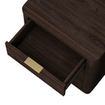 Evelyn 20" Nightstand (3-Drawer) in Brown