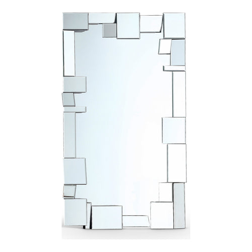 Jade Frame Mirror in Mirrored