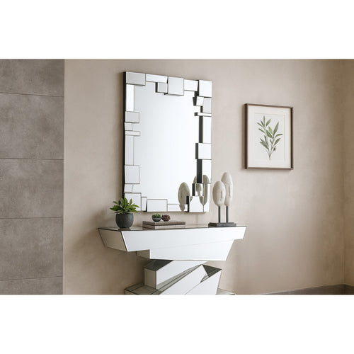 Jade Frame Mirror in Mirrored