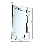 Jade Frame Mirror in Mirrored