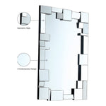 Jade Frame Mirror in Mirrored