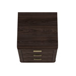 Evelyn 20" Nightstand (3-Drawer) in Brown