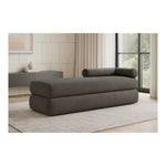 Kennedy Chenille Fabric Upholstered Bench in Grey