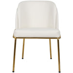 Jagger Vegan Leather Upholstered Dining Chair in White