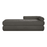 Kennedy Chenille Fabric Upholstered Bench in Grey