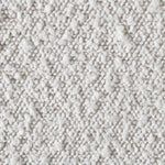 Jardin Boucle Fabric Upholstered Queen Bed (3 Boxes) in Cream