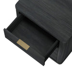 Evelyn 20" Nightstand (3-Drawer) in Charcoal Gray