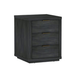 Evelyn 20" Nightstand (3-Drawer) in Charcoal Gray