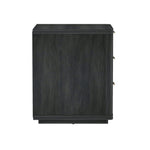Evelyn 20" Nightstand (3-Drawer) in Charcoal Gray