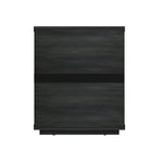 Evelyn 20" Nightstand (3-Drawer) in Charcoal Gray