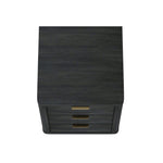 Evelyn 20" Nightstand (3-Drawer) in Charcoal Gray