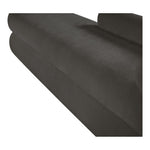 Kennedy Chenille Fabric Upholstered Bench in Grey