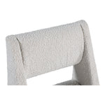 Jayce Boucle Fabric Upholstered Dining Chair in Cream